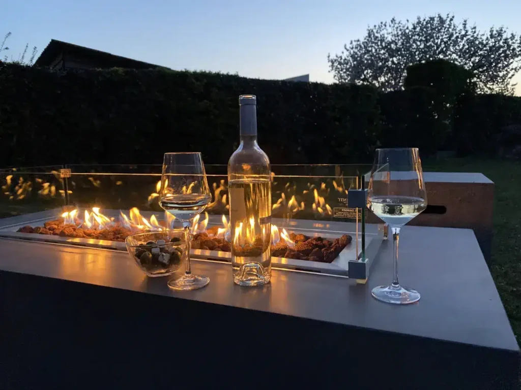 table brasero granville elementi lm aquabienetre feu chaleur confort vin apero