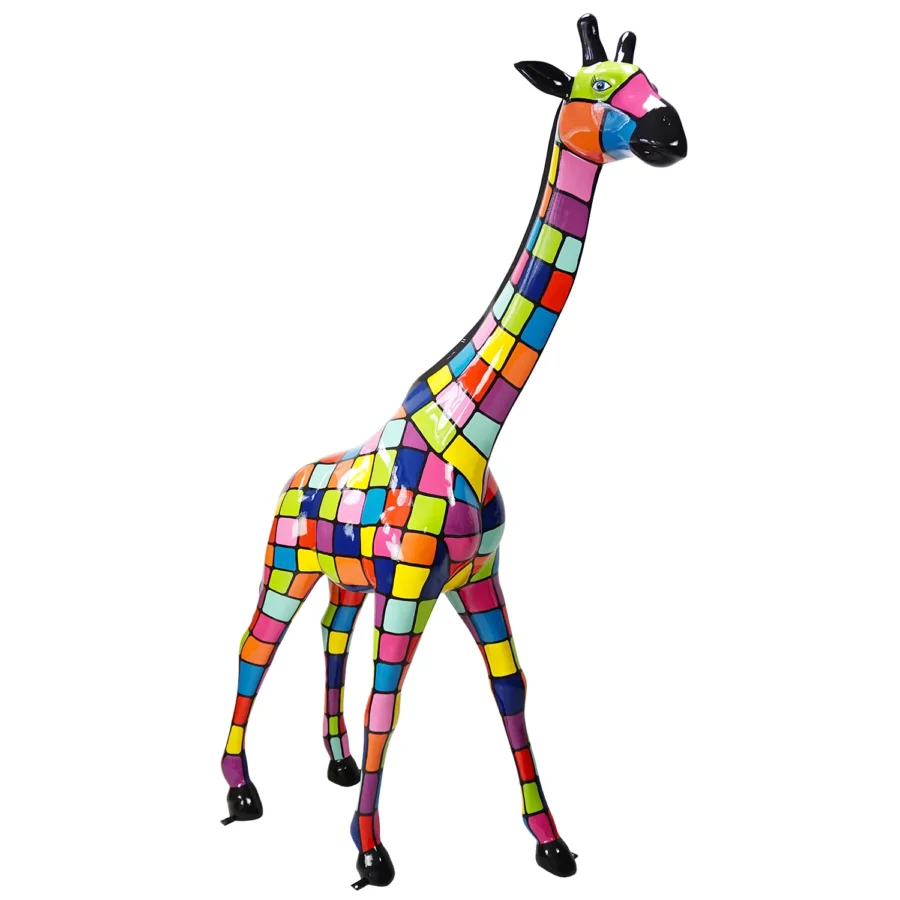 Giraffe H-240 cm - Traces de peinture