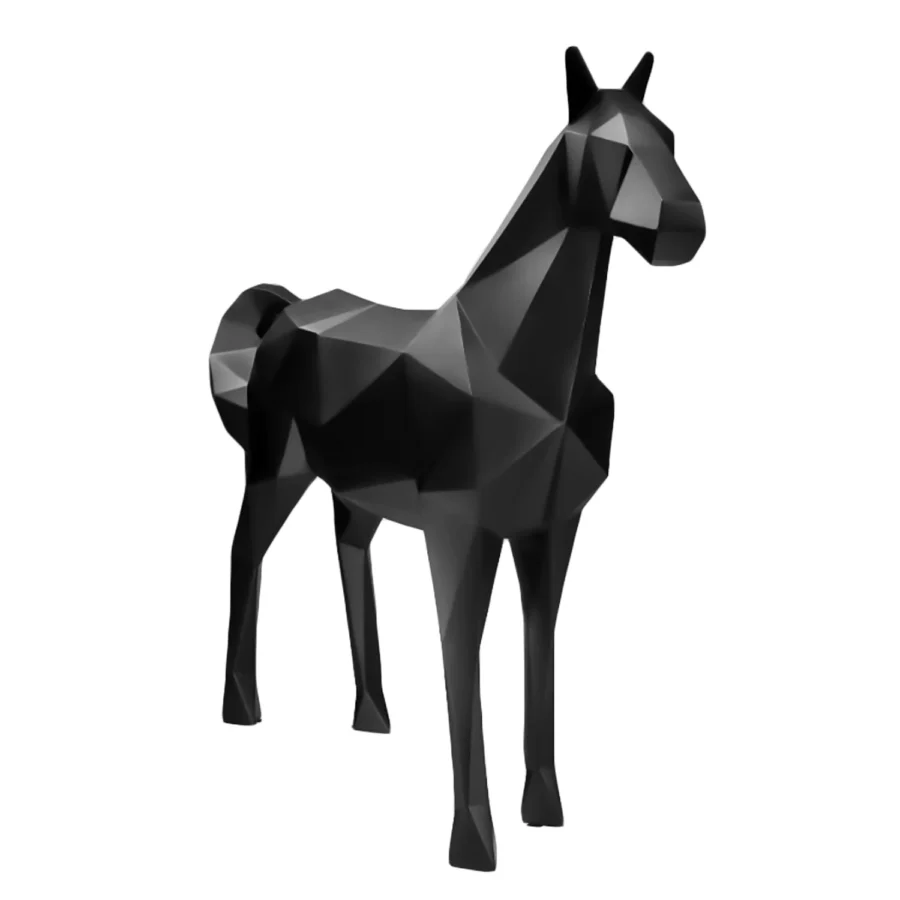 Horse Quadra 220x54x190 cm - Noir