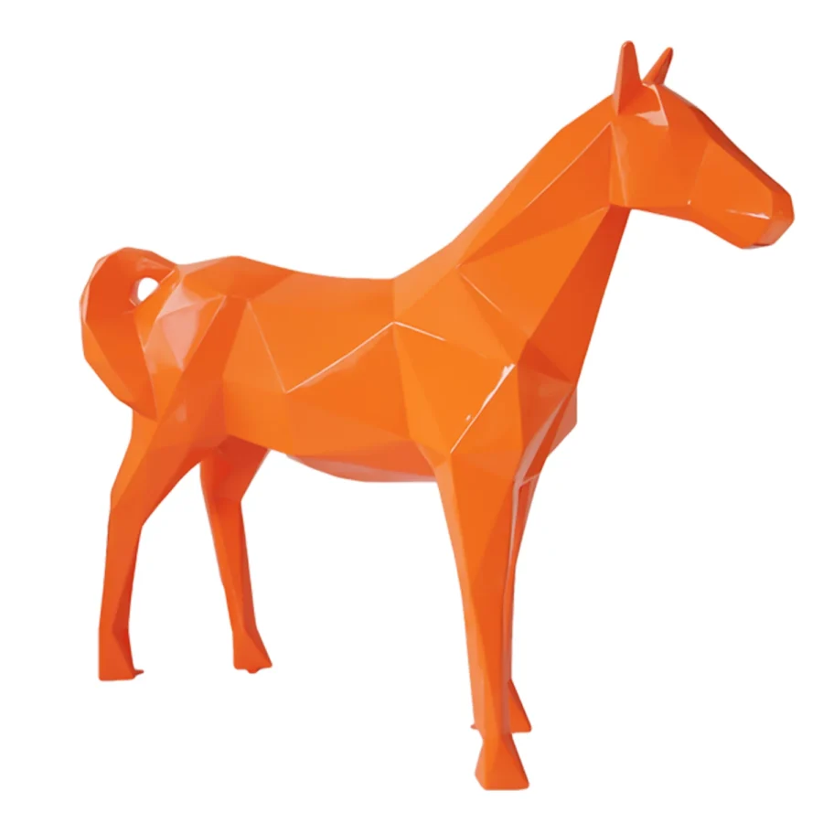 Horse Quadra 220x54x190 cm - Orange