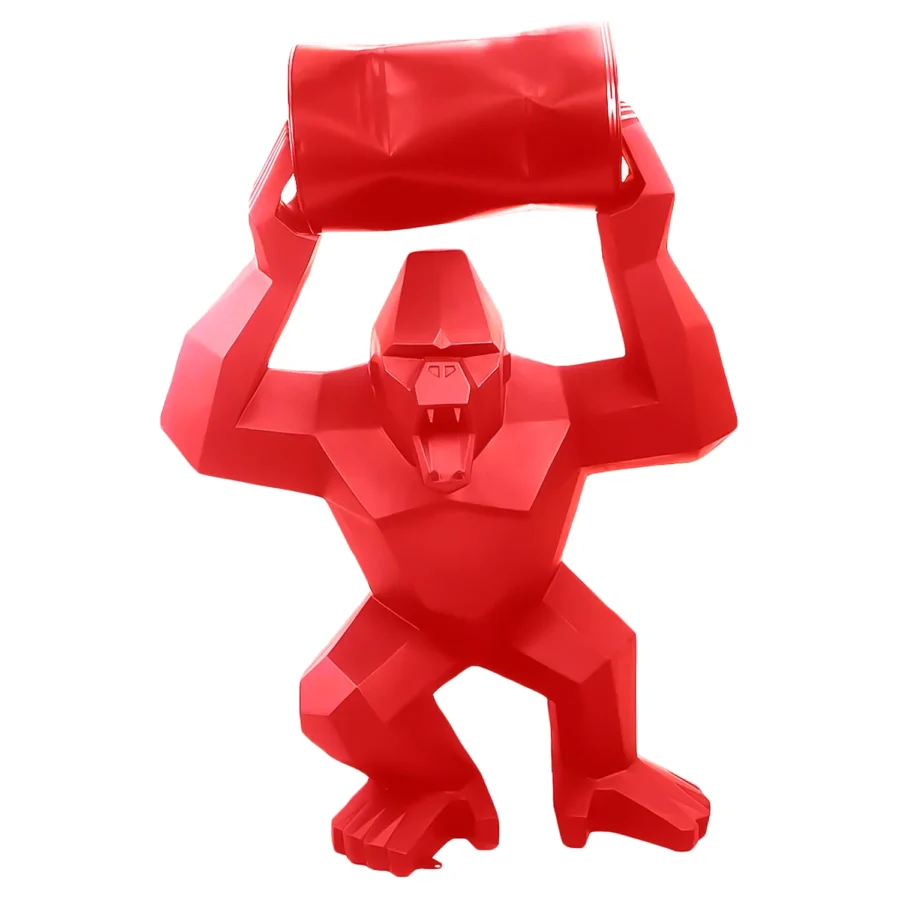 Gorilla Tono Quadra H-150 cm - Rouge