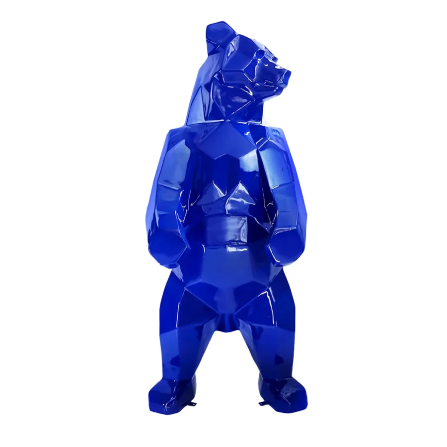 Ours standing Quadra H-190 cm - Bleu