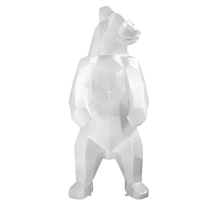 Ours standing Quadra H-190 cm - Blanc