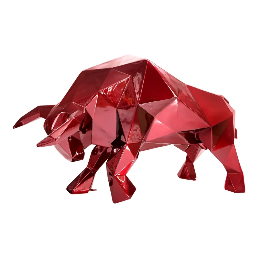 Taureau Quadra L-220 cm, H-120 cm - Rouge